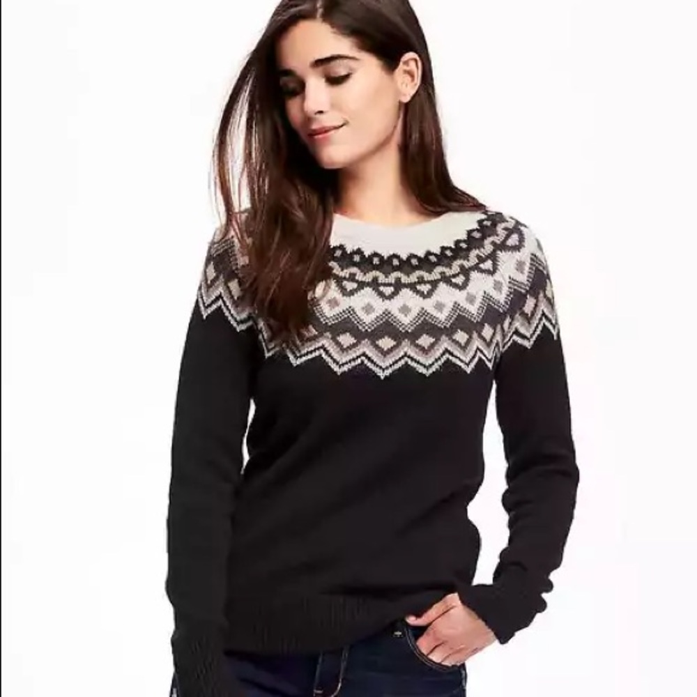 Old Navy Wool Blend Crew Neck Sweater